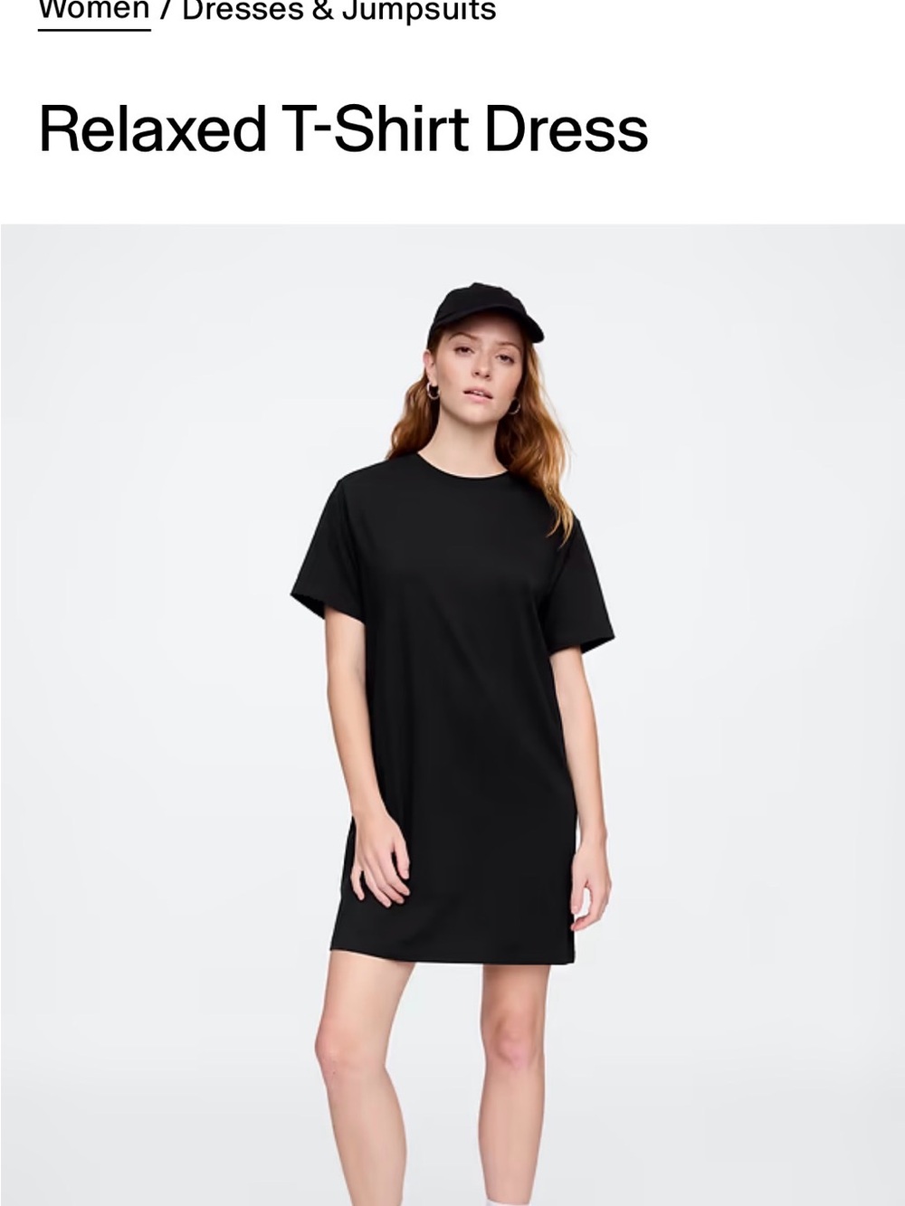 GAP Black Crewneck Tee